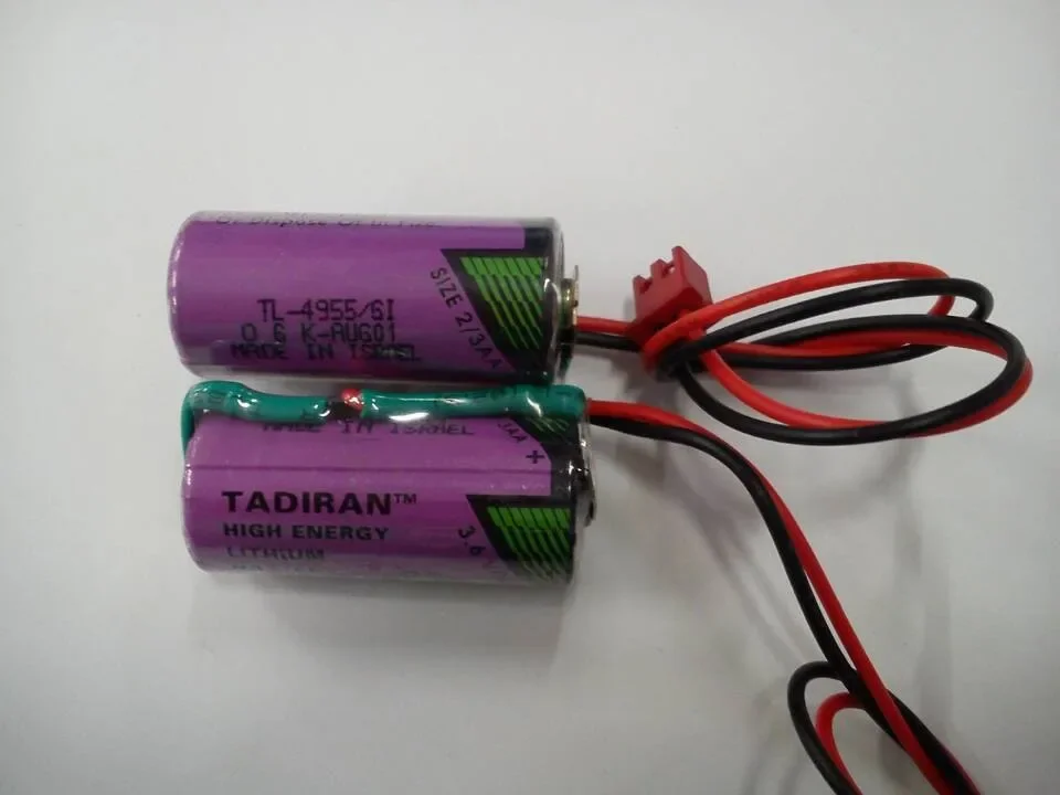 The new imported  TL-5955 2/3AA Israel  TL-4955 lithium battery Rechargeable Li-ion Cell