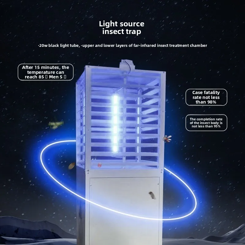 Insect monitoring lamp, photographic solar automatic insect monitoring instrument