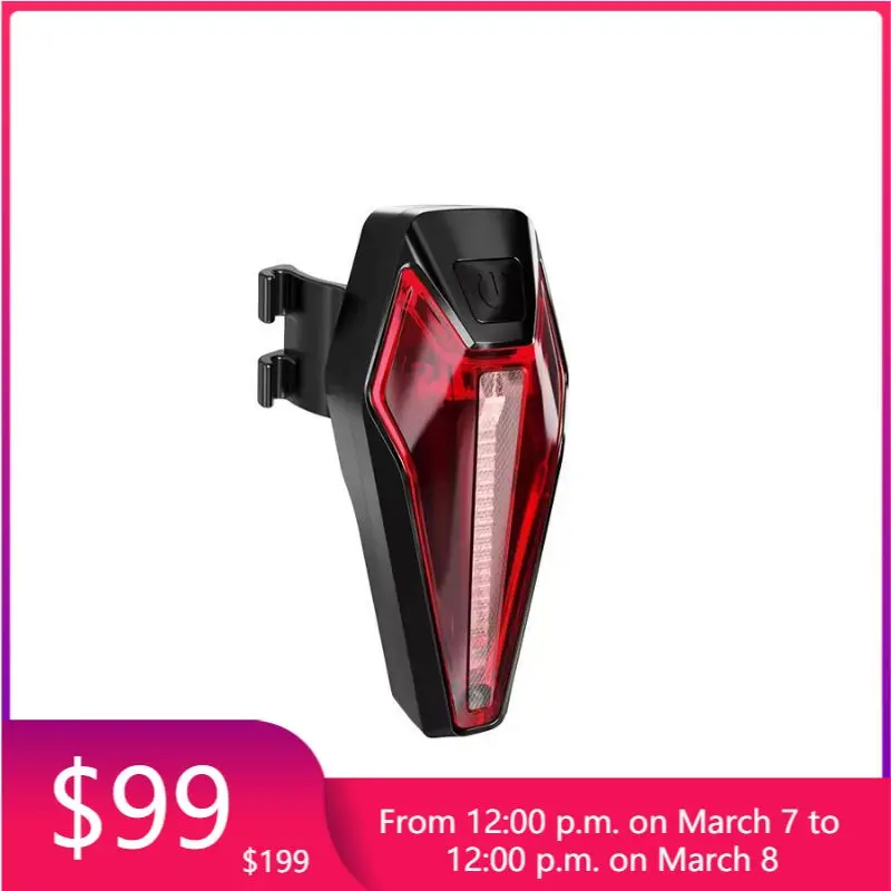 

StVZO 180mAh USB Chargeable Bike Rear Light Waterproof Mountain Cycling Tail-Lamp Bicycle Taillight with Battery Power Supply