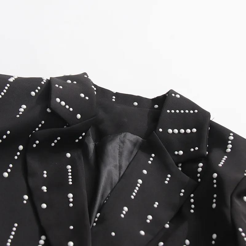 新着 レディース ストライプ柄コート 長袖 ターンダウンカラー ブラックコート