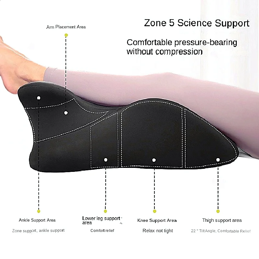 Relaxing Prone Pillow Creates Face Down Comfort Employing Ergonomic Memory Foam Architecture And Wedge Support Mechanics