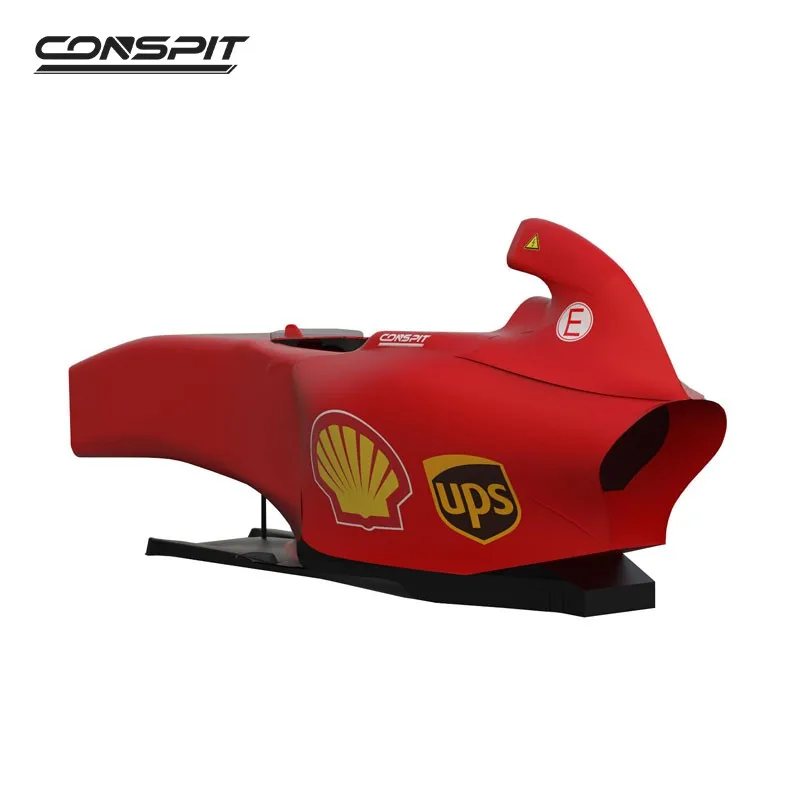 CONSPIT FC-Lite Small FC-Pro Large F1 Cockpit Simulator Formula Cockpit with Steering Wheel for Fanatec Red Bull