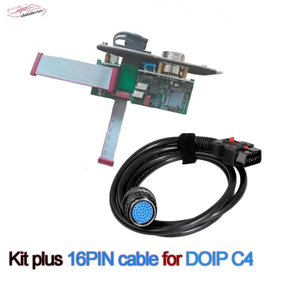 Комплект обновления DOIP MB STAR C4, кабель DOIP OBD2 16pin для MB STAR SD CONNECT C4, обновленный doip C4 SD connect диагностический автомобильный тест