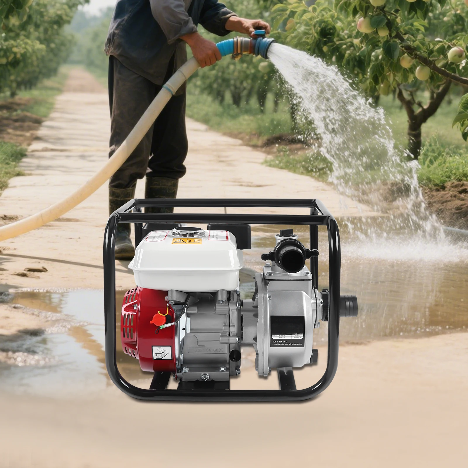 6.5HP Gasoline Wate… - image