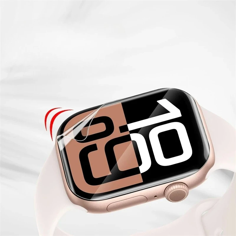 5 قطعة فيلم هيدروجيل لساعة أبل 5 6 SE 40 مللي متر 44 مللي متر 42 38 واقي للشاشة أبل ساعة الترا 49 مللي متر 7 8 9 41 مللي متر 45 مللي متر 10/11 42/46 مللي متر
