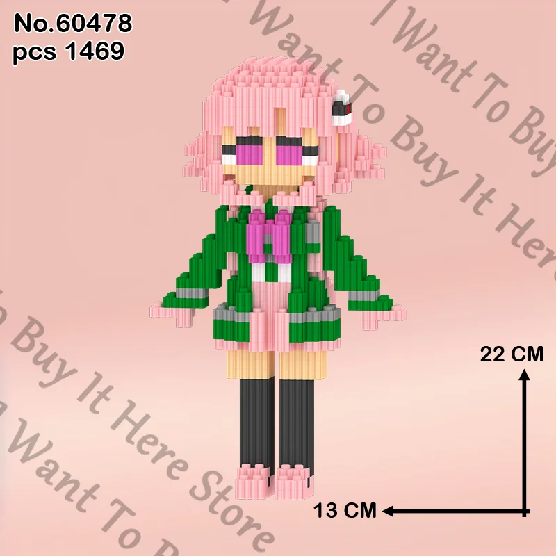 Anime Danganronpa Nanami ChiaKi Kokichi Oma Cosplay Piece Together Accessory Garage Kits Ornament Figurine Model Toys Mascot