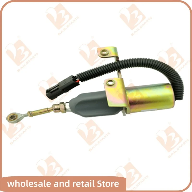 3974947 Fuel Shut Off Solenoid 24V SA-3742-24 For Cummins Engine Stop Solenoid Valve