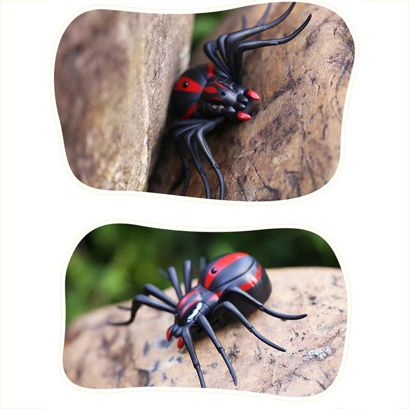 Infrared Remote Control Spider Cockroach  Animal Toy Prank Insects Joke Scary Trick Toys Remote Control Toy for Children Gifts