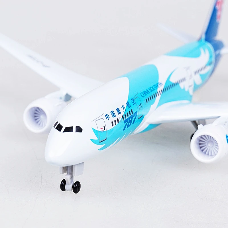 Model Asli A380 Airbus Boeing 787 Pesawat Model Pesawat Diecast Model Logam 1:400 Pesawat Mainan Hadiah Koleksi