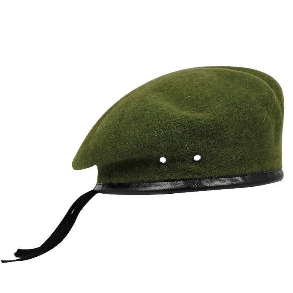 Unisex Solid Color Warm Beret Breathable Thermal Flat Caps Cozy Woolen Cloth Hip Hop Cap