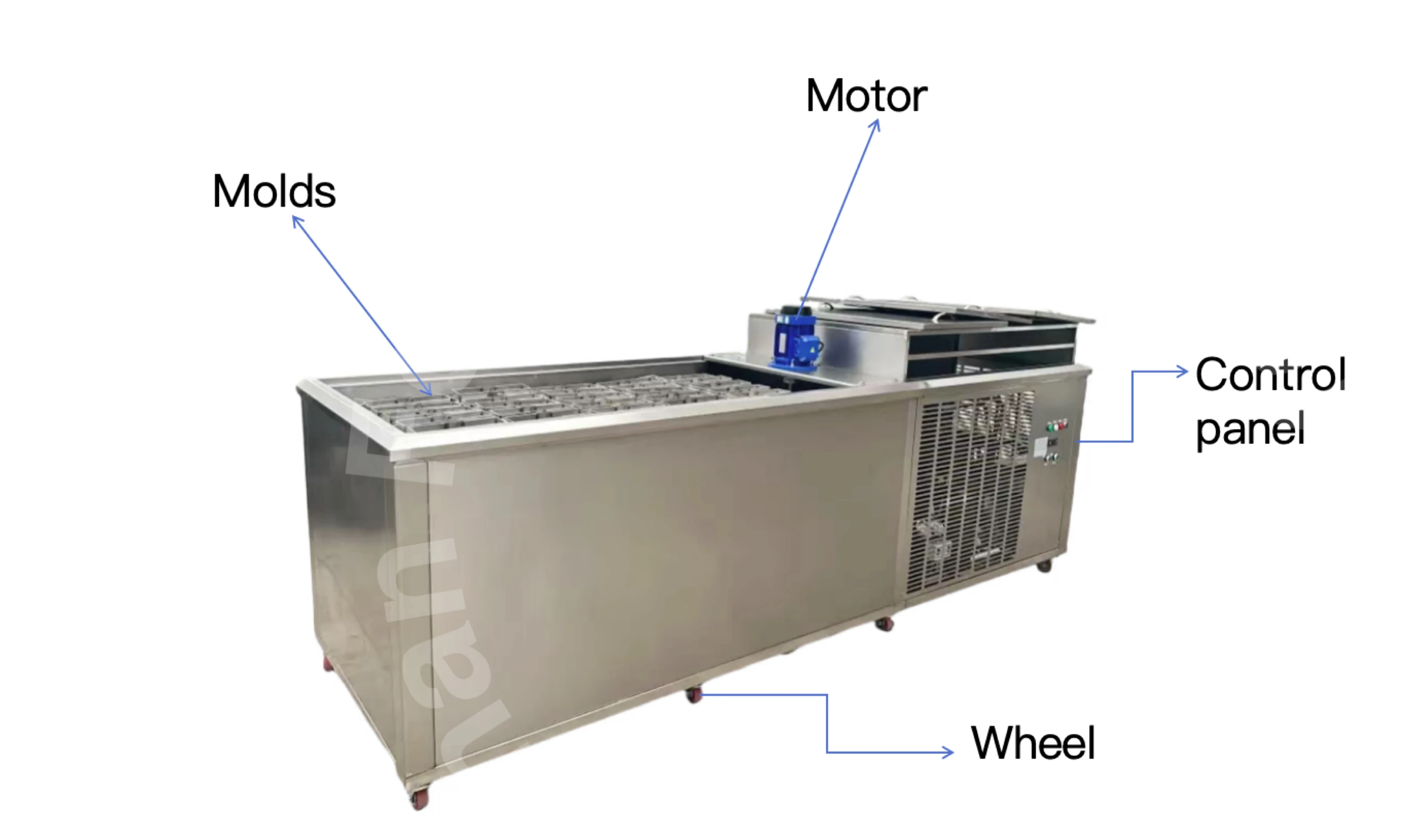 Industrial Ice Cube Machine 5ton Big Capacity Ice Block Machine for Sale Philippines