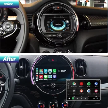 適用於BMWMini R55 R56 R57 R58 R59 R60 R61 F54 F55 Clubman Countryman Hardtop John Cooper F56 F57 NBT的CarPlay Android Auto轉接器 8 最佳銷售 迷你庫柏F56配件 - №5