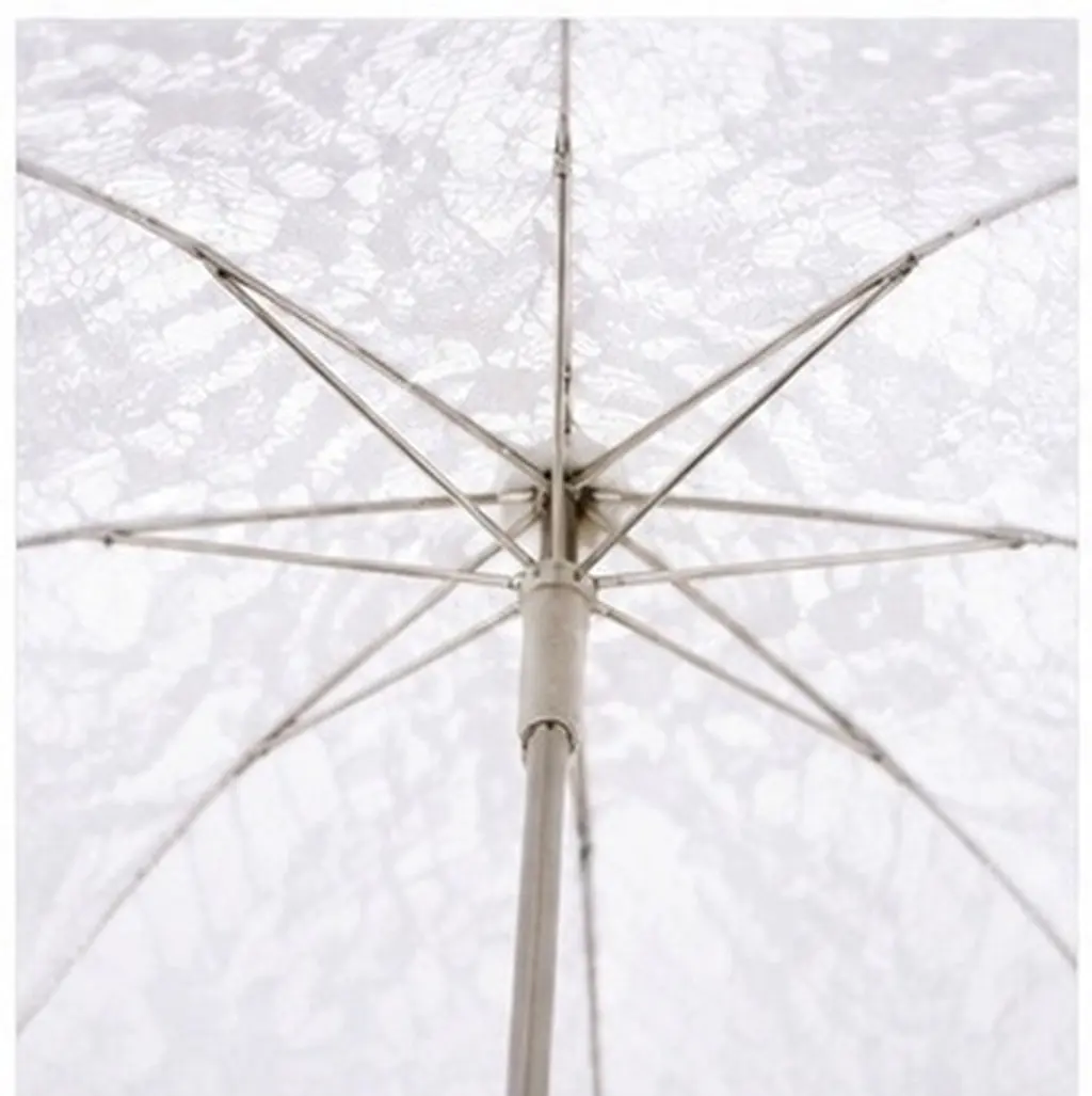 2Pcs Large Delicate Lace Umbrella Photography Prop for Wedding Bridal Photoshoot Vintage Tea Party Dance Performance Elegant