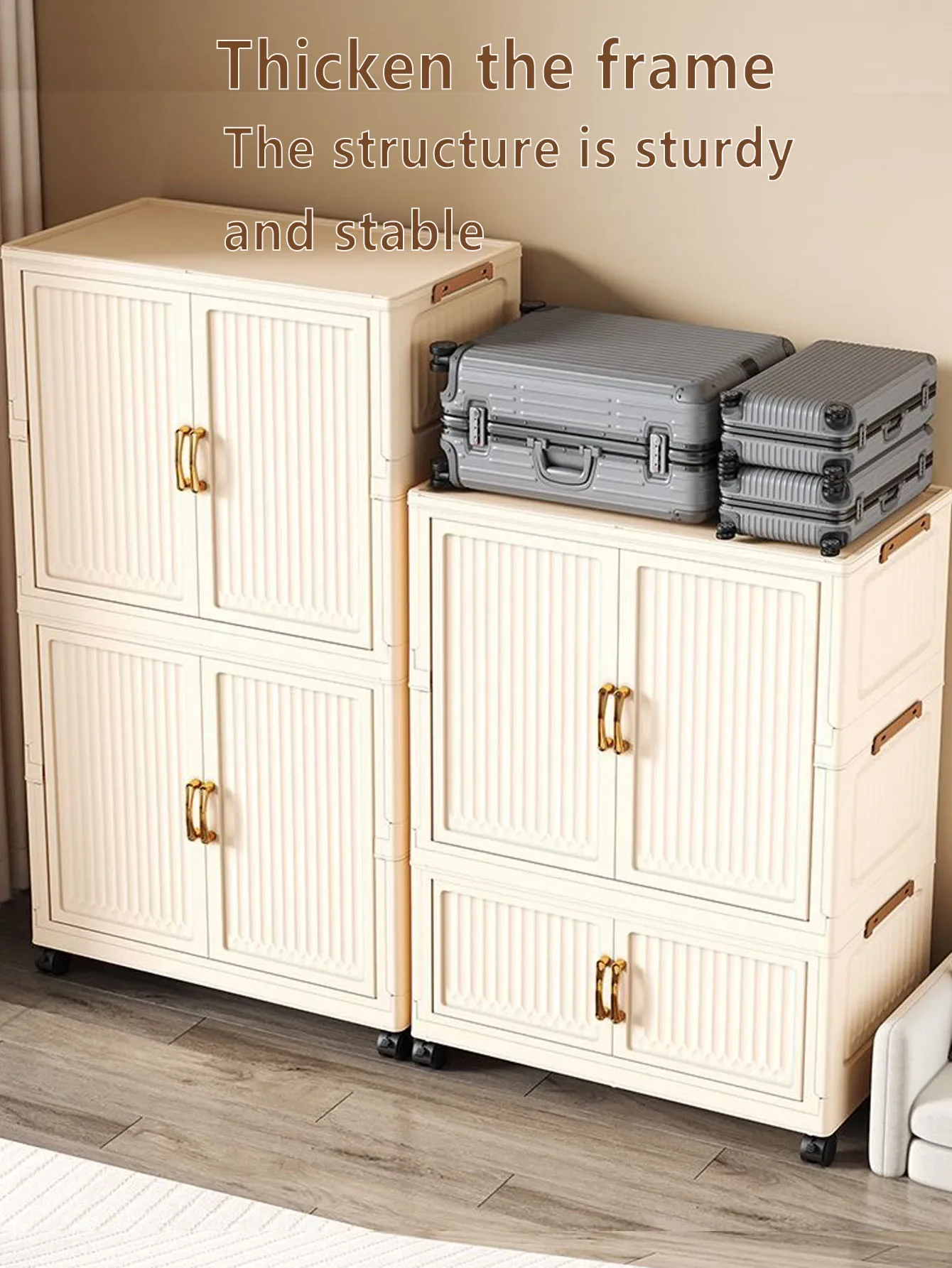 خزانة خشبية مقاومة للغبار، خزانة بأدراج، تنظيم منزلي، خزانة أثاث، نظام خزانة لغرفة النوم #6