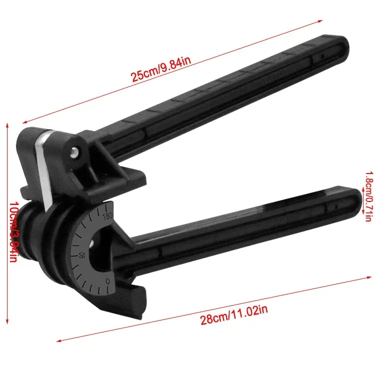 Imagem -06 - Copper Tube Bending Tool Brake Fuel Line Curving Alicadores Combinação t em 180 ° mm mm mm 10 mm