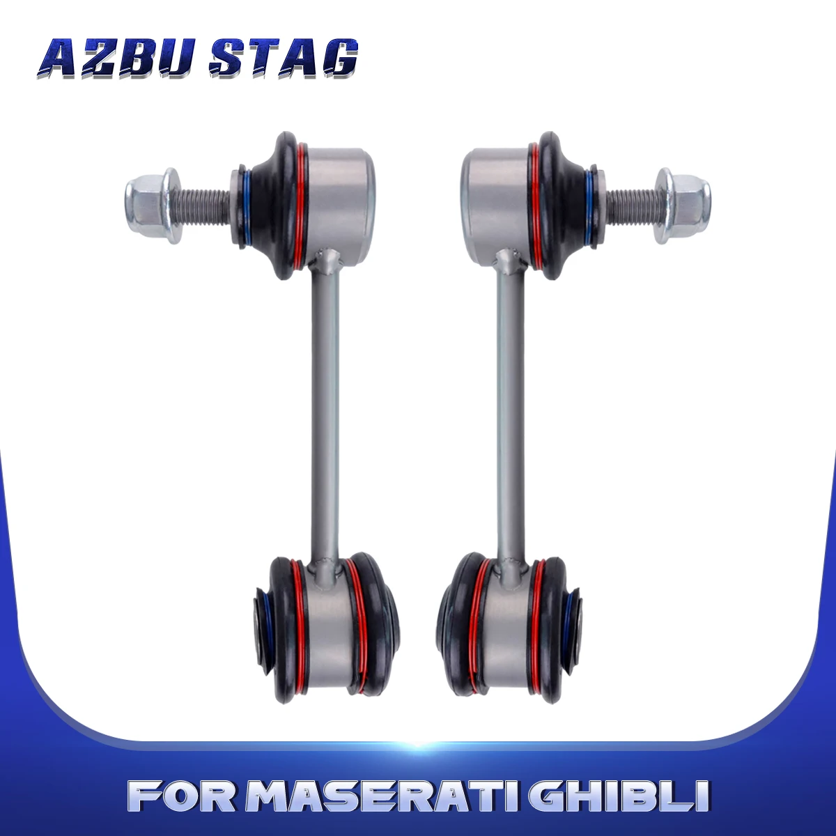 AzbuStag 2Pcs Rear Sway Bar Link Left Right Suspension for Maserati Ghibli Base S Sq4 Q4 Gts 2013 2014 2015-2022