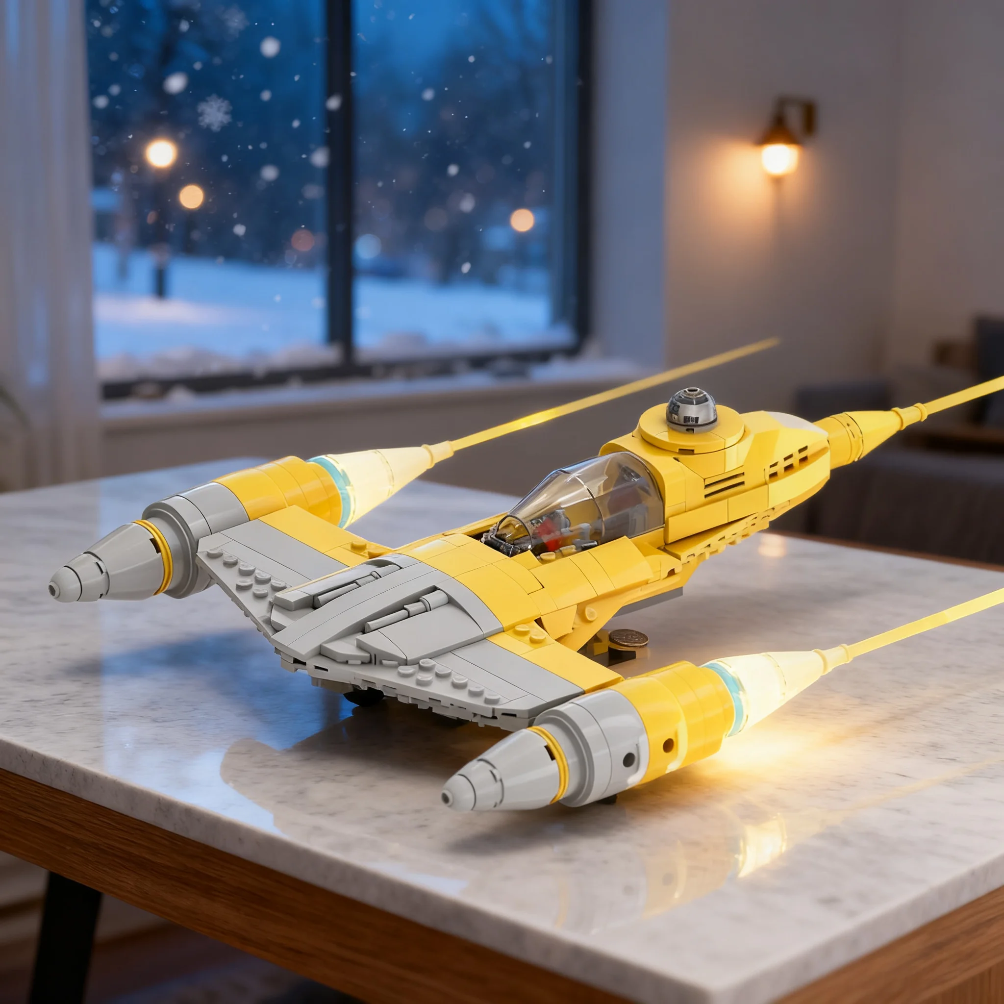 294pcs MOC Star Battle N-1 Starfighter Model Toy Building Blocks Architecture Christmas Gift Education Creative Collection Craft