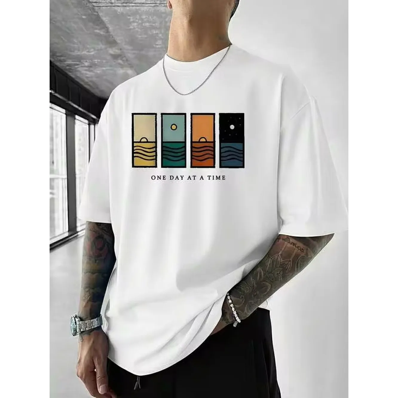 Plus Size Men's Personalized Printed Casual Vacation Short Sleeve-Shirt, Comfortable & Breathable, Summer Wear TU1C