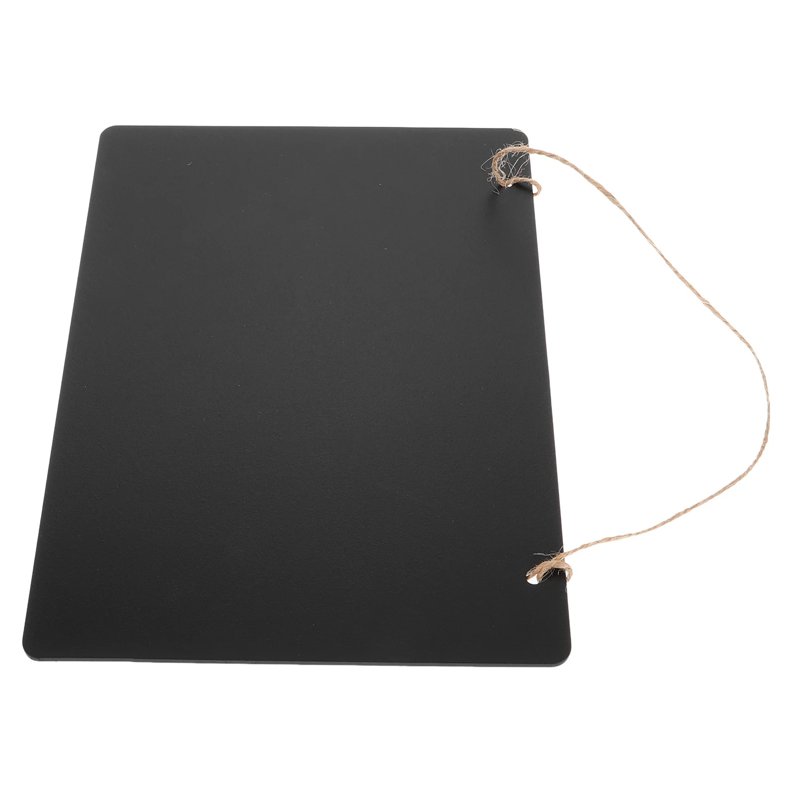 

Blackboard Decor Tags Reusable Small Chalkboard Sign Display Board Double Sided Message Board Hanging Hemp Rope Wall Decor