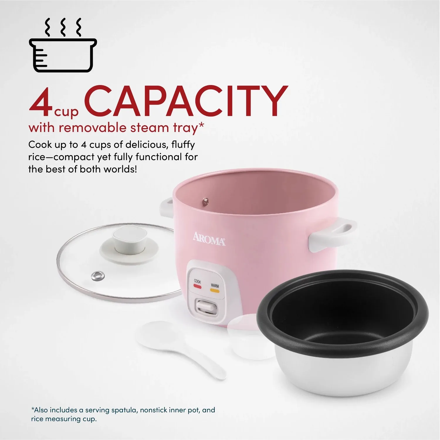 Can cook rice can stew soup can stir fry three-in-one small pot pink/Blue/White