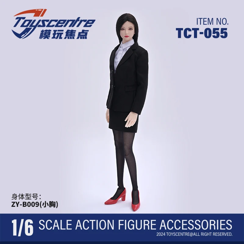 

1/6 Toyscentre TCT-054 TCT-055 OL Business Suit Skirt Pants Clothes Model Fit 12'' TBL Female Soldier Action Figure Body Dolls