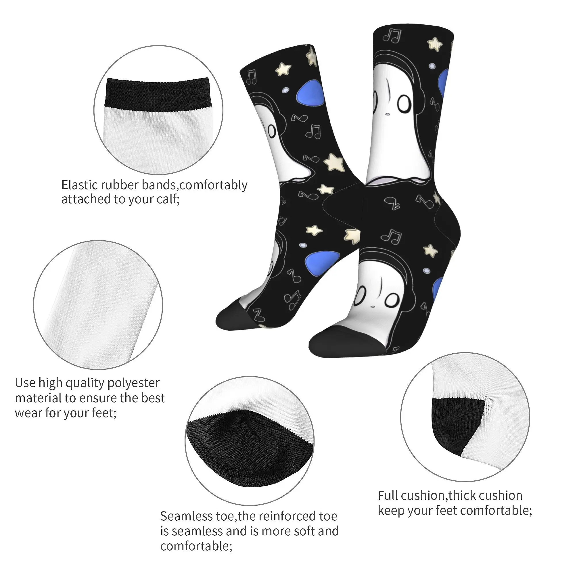 Winter Warm Retro Unisex Undertale XXII Game Socks Undertale Non-slip Sports Socks