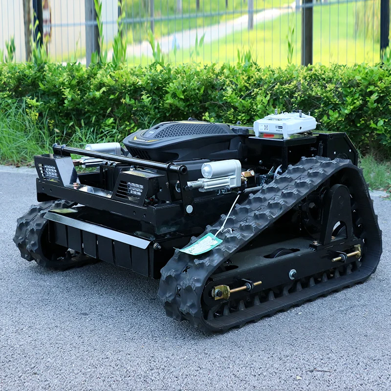 Lawn Mower Robot Grass Cutting Machine Remote Control with CE Certification Euro V Emission Standards Customizable for Home Use