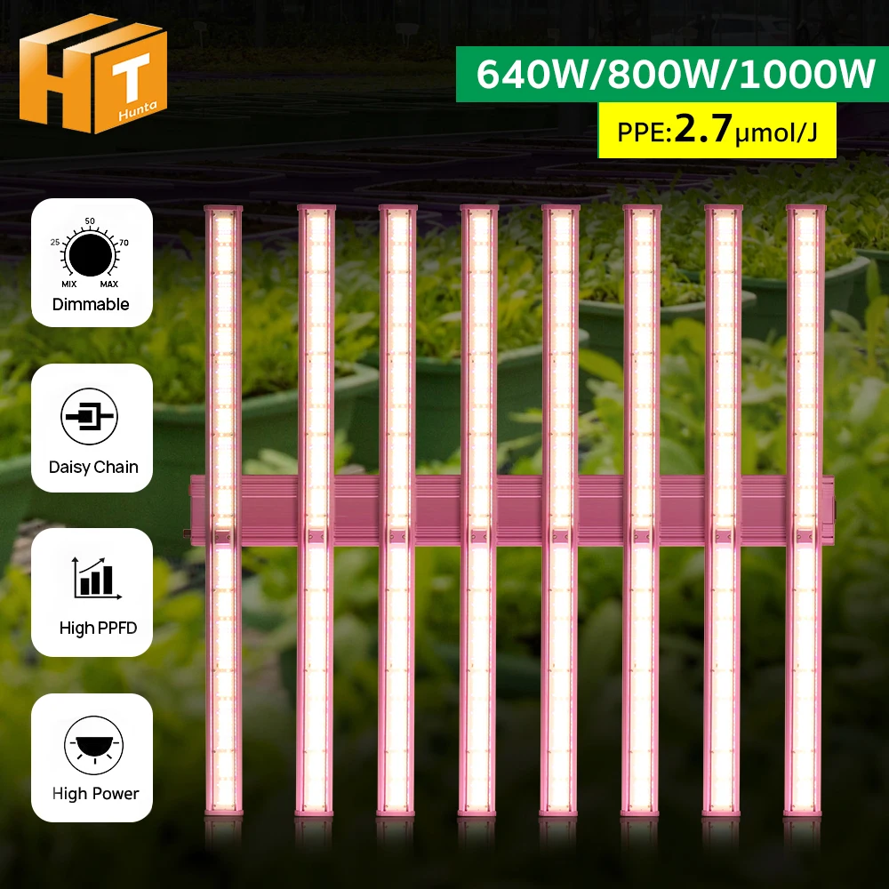 Full Spectrum LED Grow Light 320W 640W 800W 1000W LM281B 100-277V For Plants Seedlings Vegs Flower Dimmable Growing Lamp