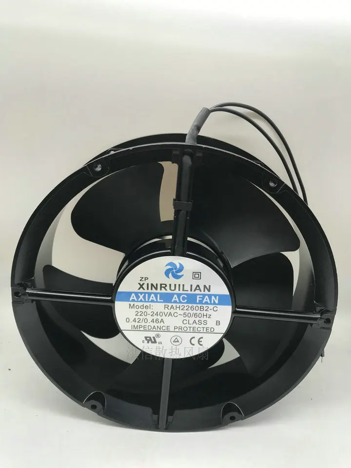 

XINRUILIAN 20060 RAH2260B2-C 220V 0.42/0.46A 20CM high temperature cooling fan