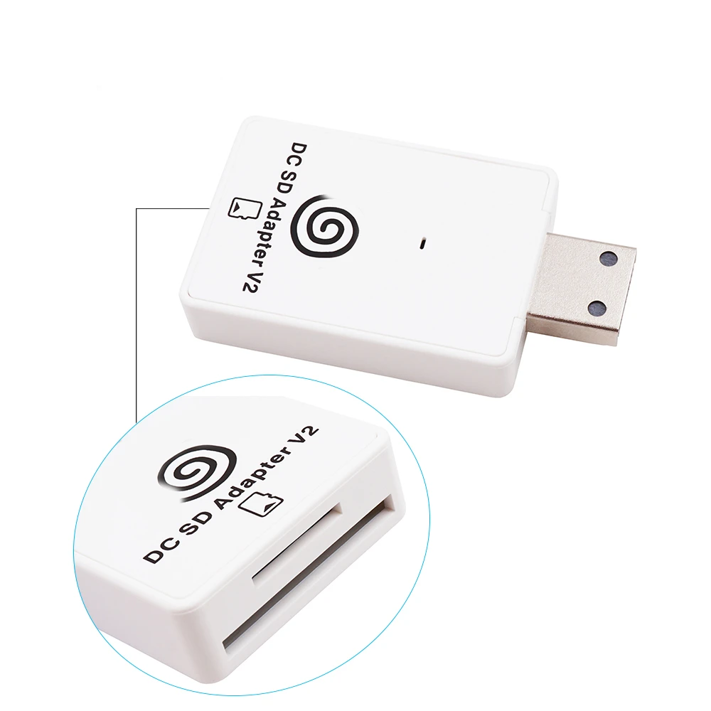 

The Second-generation SD Card Reader Adapter + CD with DreamShell_Boot_Loader for DC Dreamcast Game Consoles