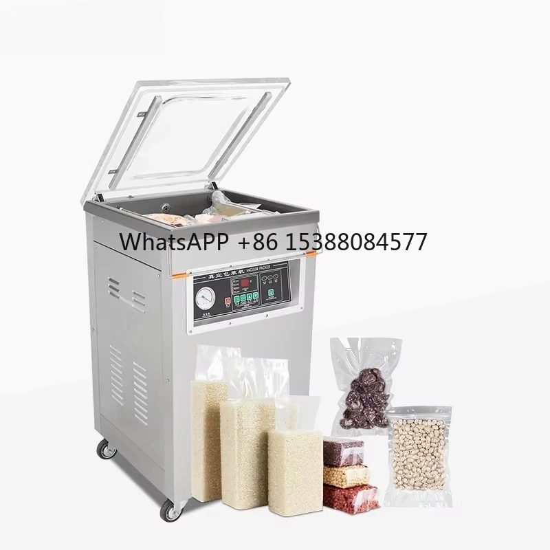 

DZ-400 Commercial Electric Single-Chamber Vacuum Sealer Food Vacuum Packing for Foil Pouch for Commodity Storage