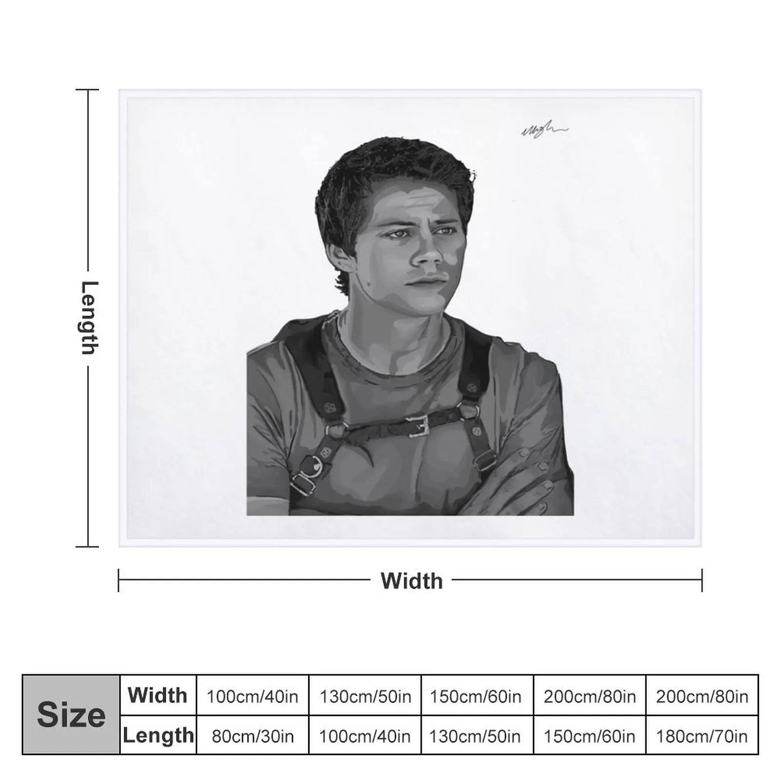 dylan o'brien Throw Blanket Decorative Throw cosplay anime Soft Plush Plaid Sofas Blankets