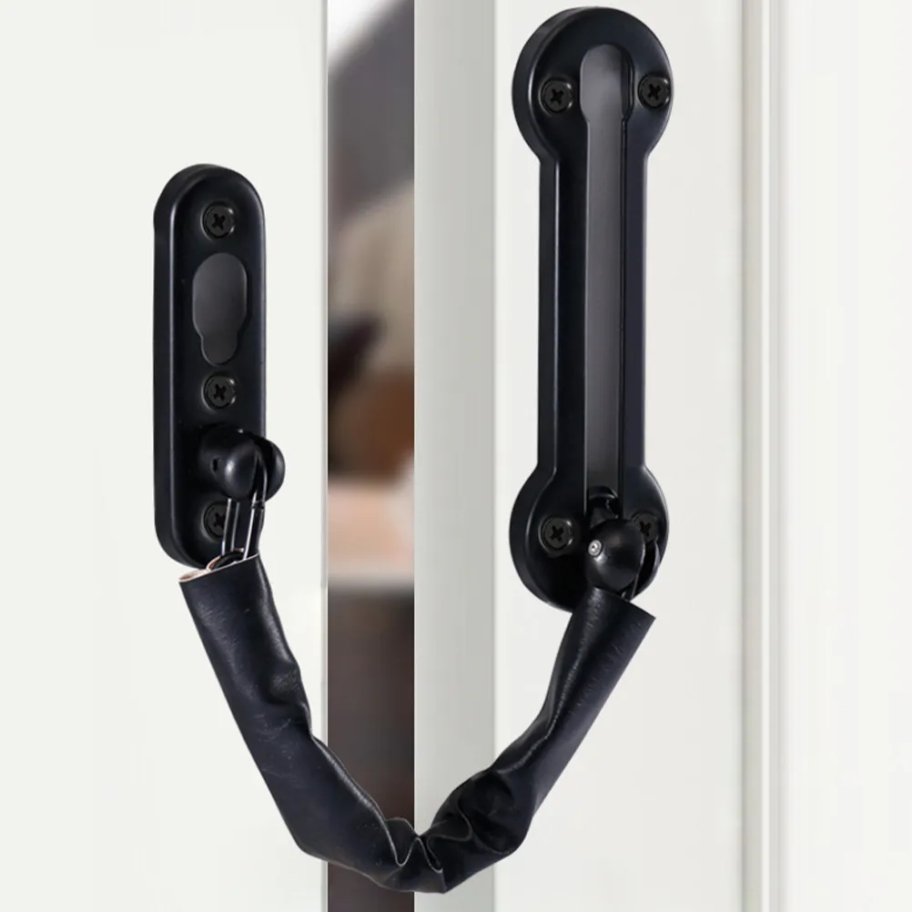 

Stainless Steel Door Chain Lock Robust Thick Design Easy Install Security Chain for Hotels Offices Homes Indoor Door Safety