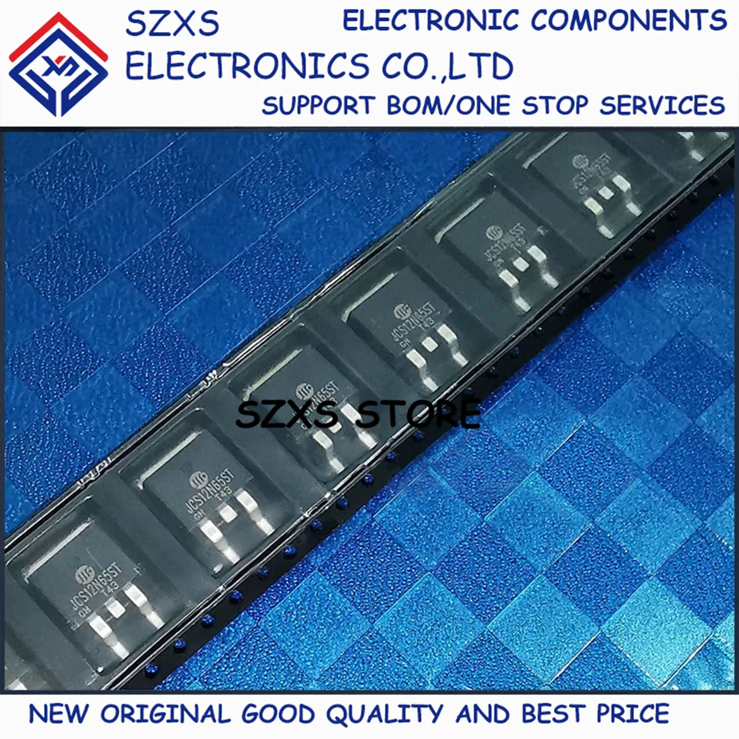 

New Original 10Pcs JCS12N65ST TO-263 650V 12A MOSFET Field Effect Transistor In Stock Electronic Components Good Quality