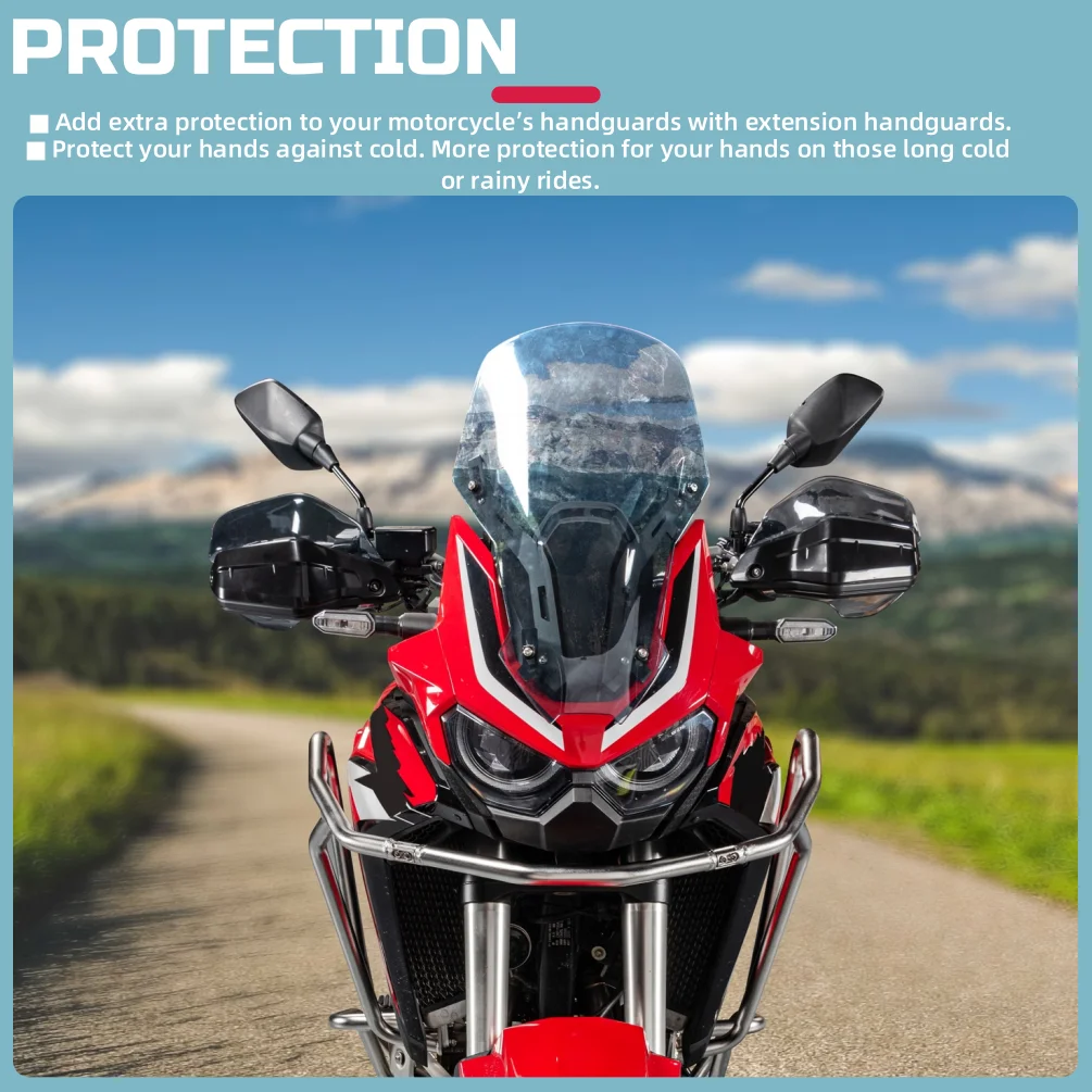 Handguards Proteção contra vento, guardas de mão para Honda CRF1100L África Twin Adv Sports 2020-2023 CRF 1100L, XADV 750, 2021