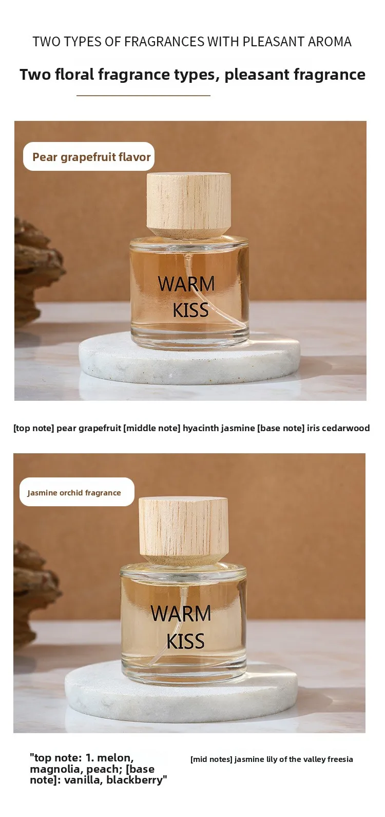 華夢 Manor レディース香水 ジャスミン オーキッド マルベリー グレープフルーツ 長続きする香り ウッディな香り 跨境