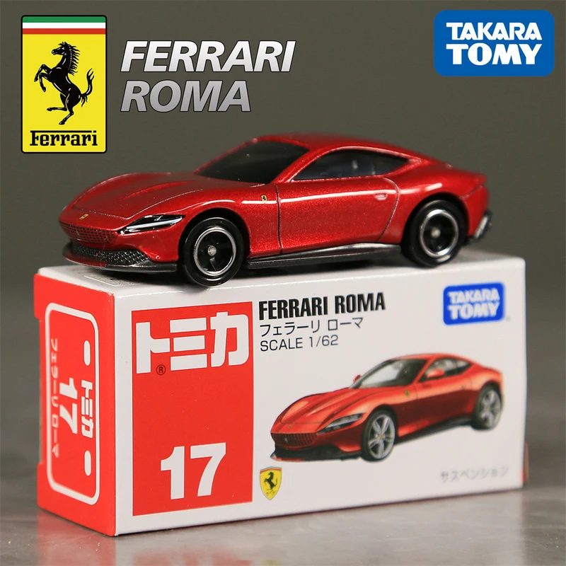 TOMY Ferrari F40 Roma SF90 SP3 Ferrari F8 ENZO F355 F50 Laferrari 512BB Alloy Car Diecasts & Toy Vehicles Car Model For Children