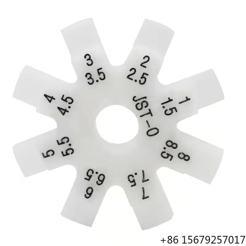 White Welding Gauge Test Toper Weld Gage Gap Gauge Feeler Gauge Tools