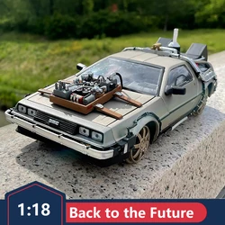 Back to the Future Third Orbit Edition DMC-12 Time Machine Sunstar Original 1:18 Simulation Alloy Car Model