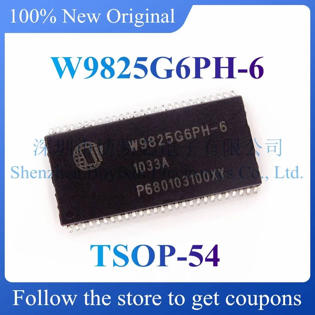 NEW W9825G6PH-6.Original Product.TSOP-54