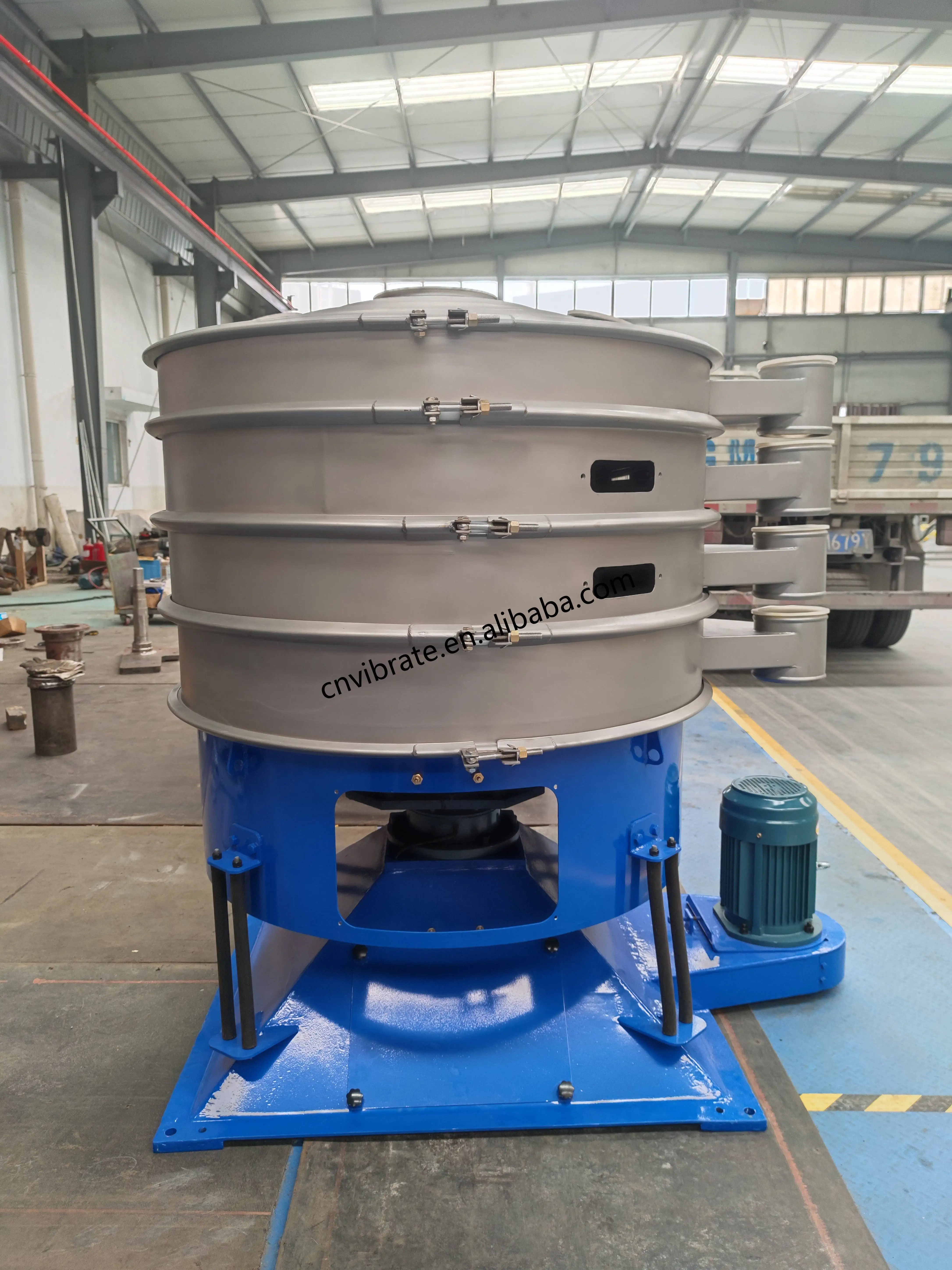 الاهتزاز هزاز بهلوان شاشة فحص المغربل MachineVBJX Ce معتمد مسحوق بالموجات فوق الصوتية المعادن التعميم جولة سوينغ #3