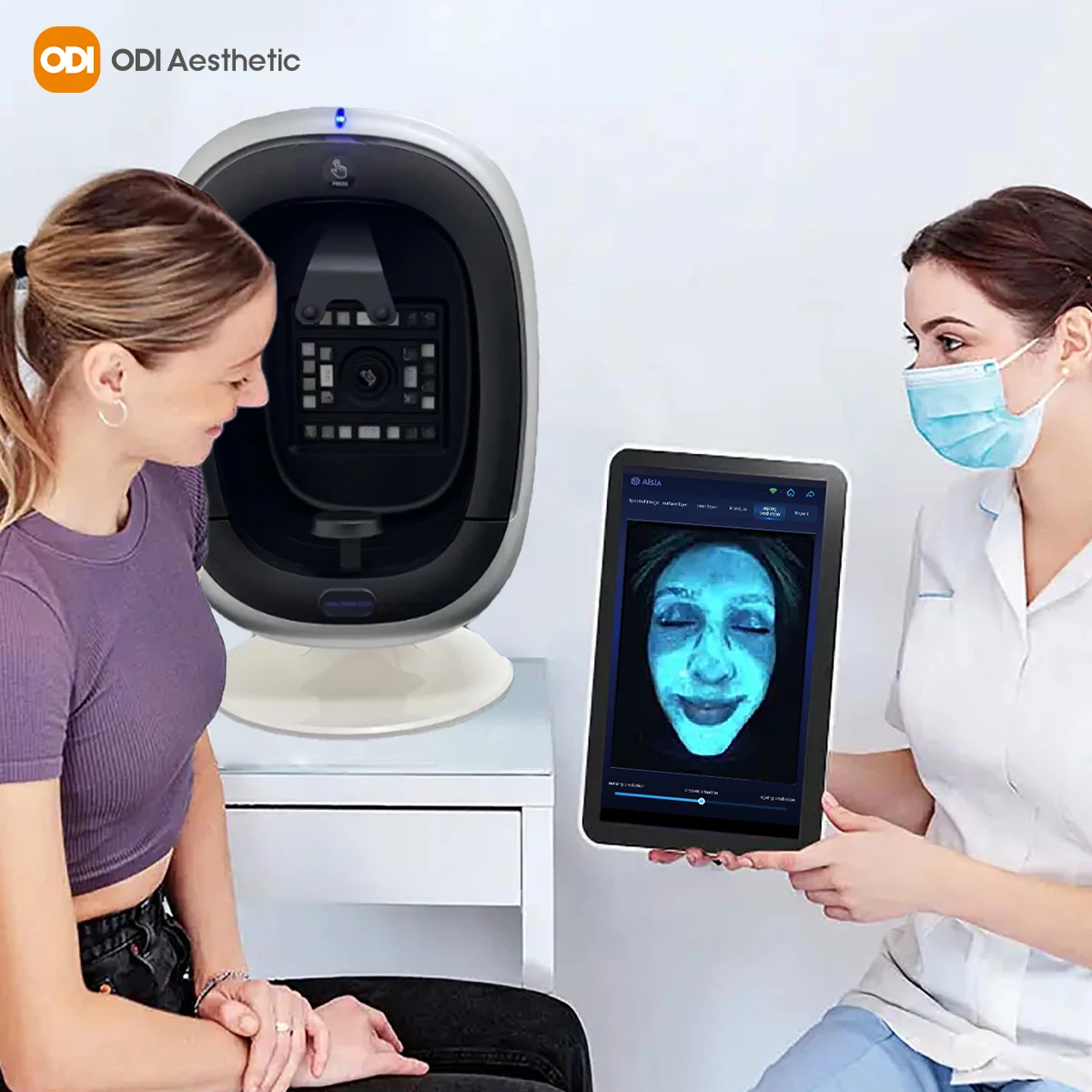 Professional Skin Care Ai 3D Face Scanner Facial Skin Analyzer Machine