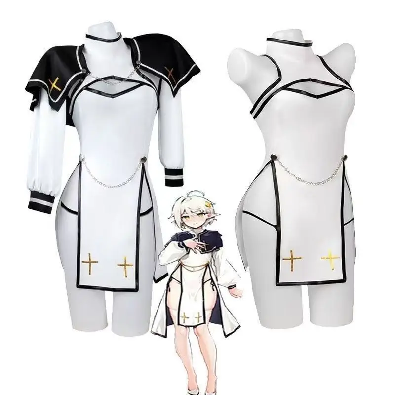 

Cosplay Costume of Purification Priestess Sexy Nun's Dress