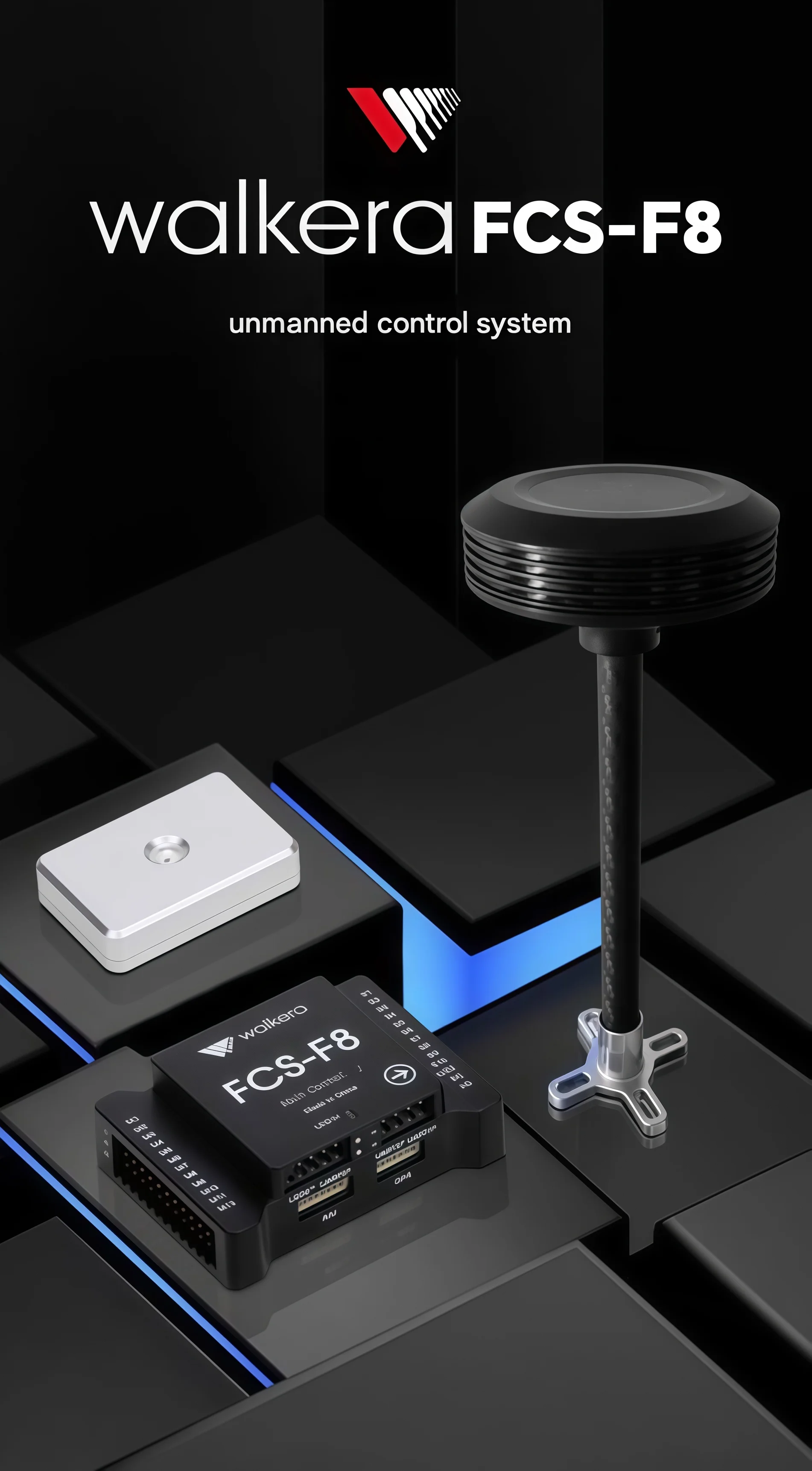 

UAV professional flight control FCS-F8 accessories Class 4 aircraft Class 3 aircraft training GPS data transmission RTK parts