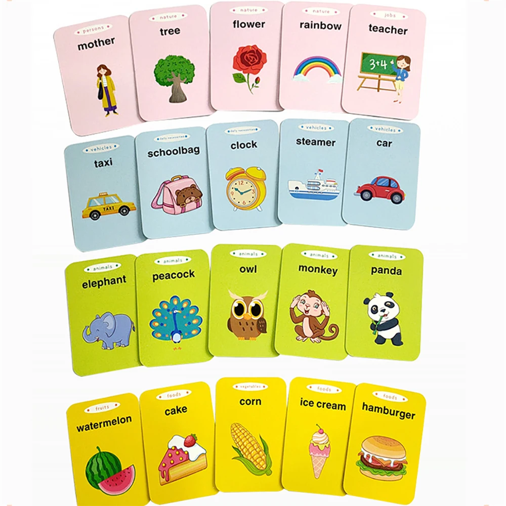 Tarjetas Flash parlantes para aprendizaje temprano, juguetes educativos para bebés, niños y niñas, máquina de lectura de aprendizaje preescolar, suministros escolares interactivos