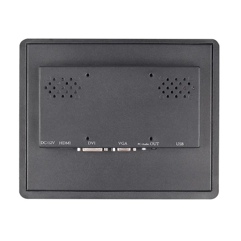 12" Open Frame Industrial Monitor 1024x768 Resolution Resistive/Capacitive Touch VGA HDMI USB Interface for Business & Industry