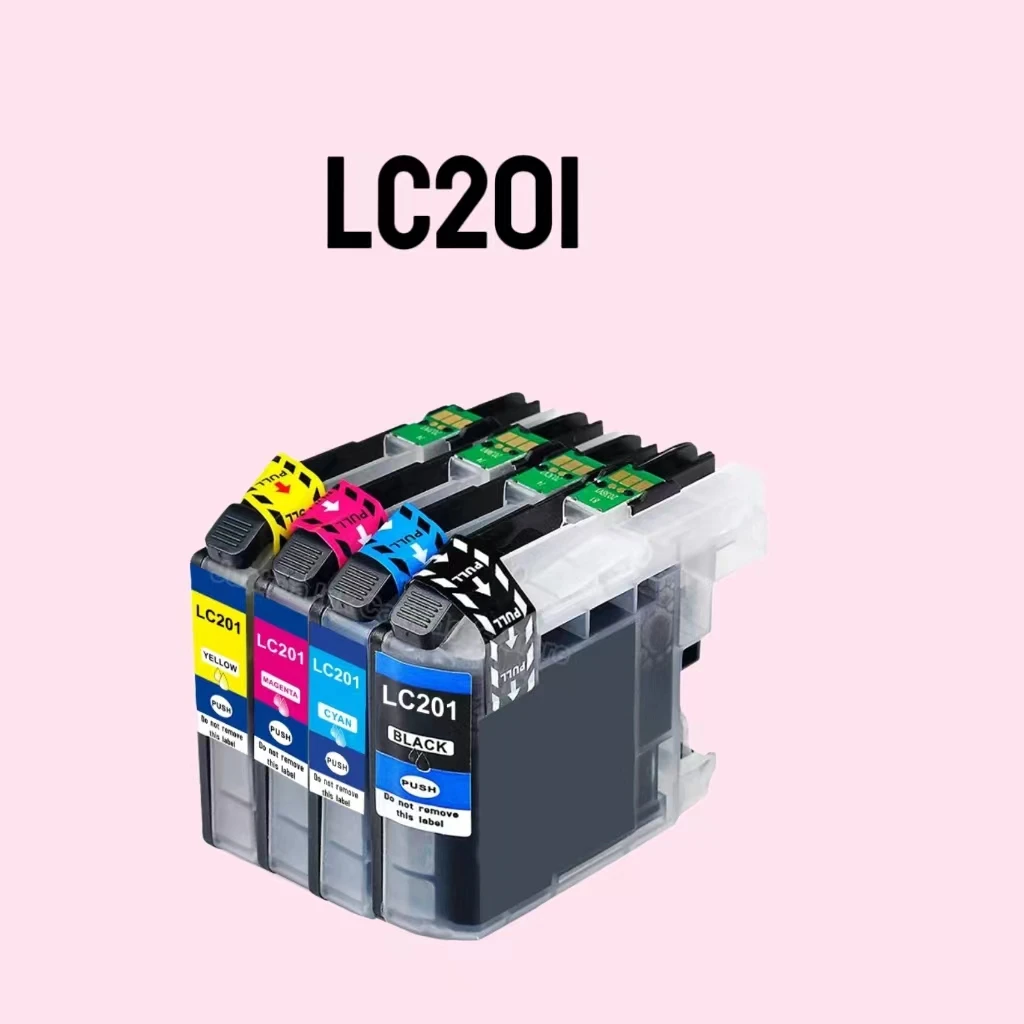 LC201 Ink Cartridge for Brother MFC-J4320DW J4420DW J4620DW J5520DW J5620DW J5720DW 1b+1c+1m+1y