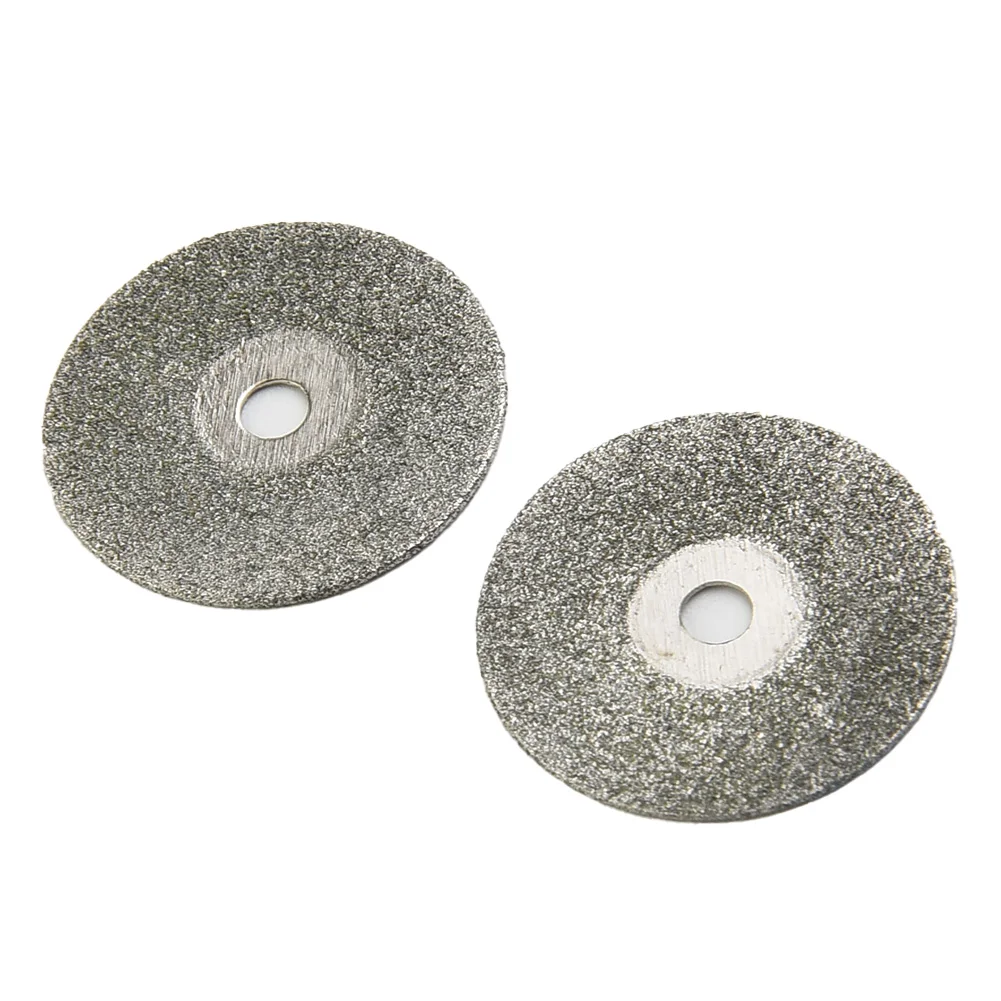 Disco de corte de 12 piezas y 20mm, muela galvanizada para piedras preciosas