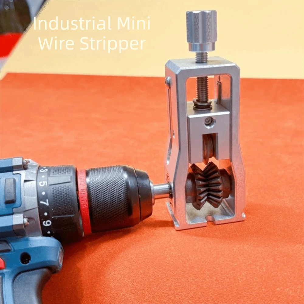 Aluminum Alloy Manual Stripper Handheld Operation Portable Design Wire Stripping Machine Copper Wire Compatible