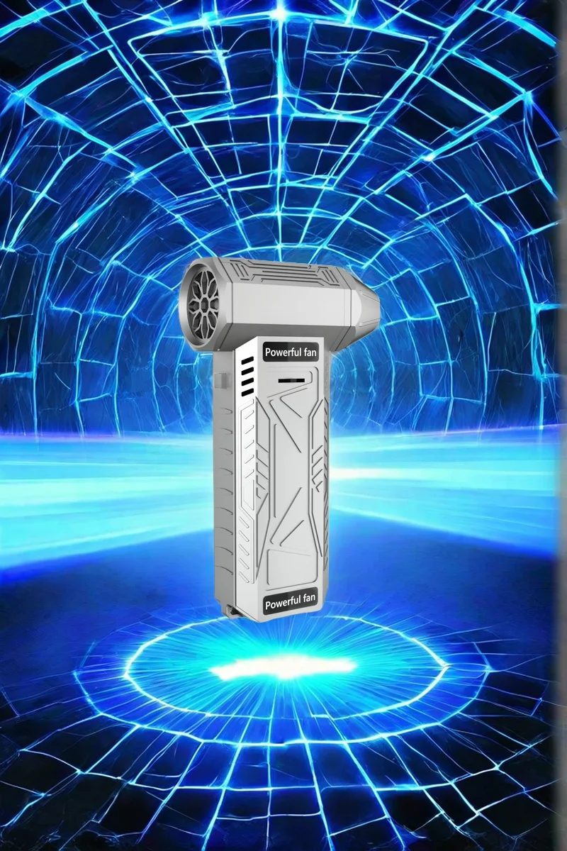 

High speed turbo violent fan, high-power car vacuum cleaner, multifunctional portable camping fan, handheld outdoor hair dryer,